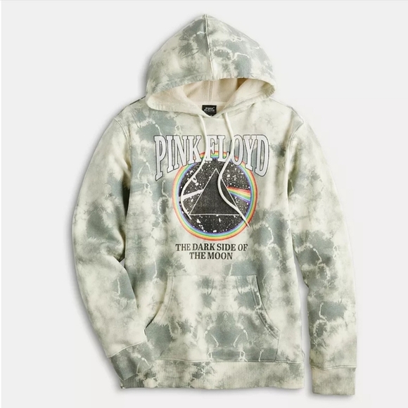 PINK FLOYD " THE DARK SIDE OF THE MOON" GRAPHIC HOODED FLEECE. SIZE MEDIUM. - Picture 2 of 8